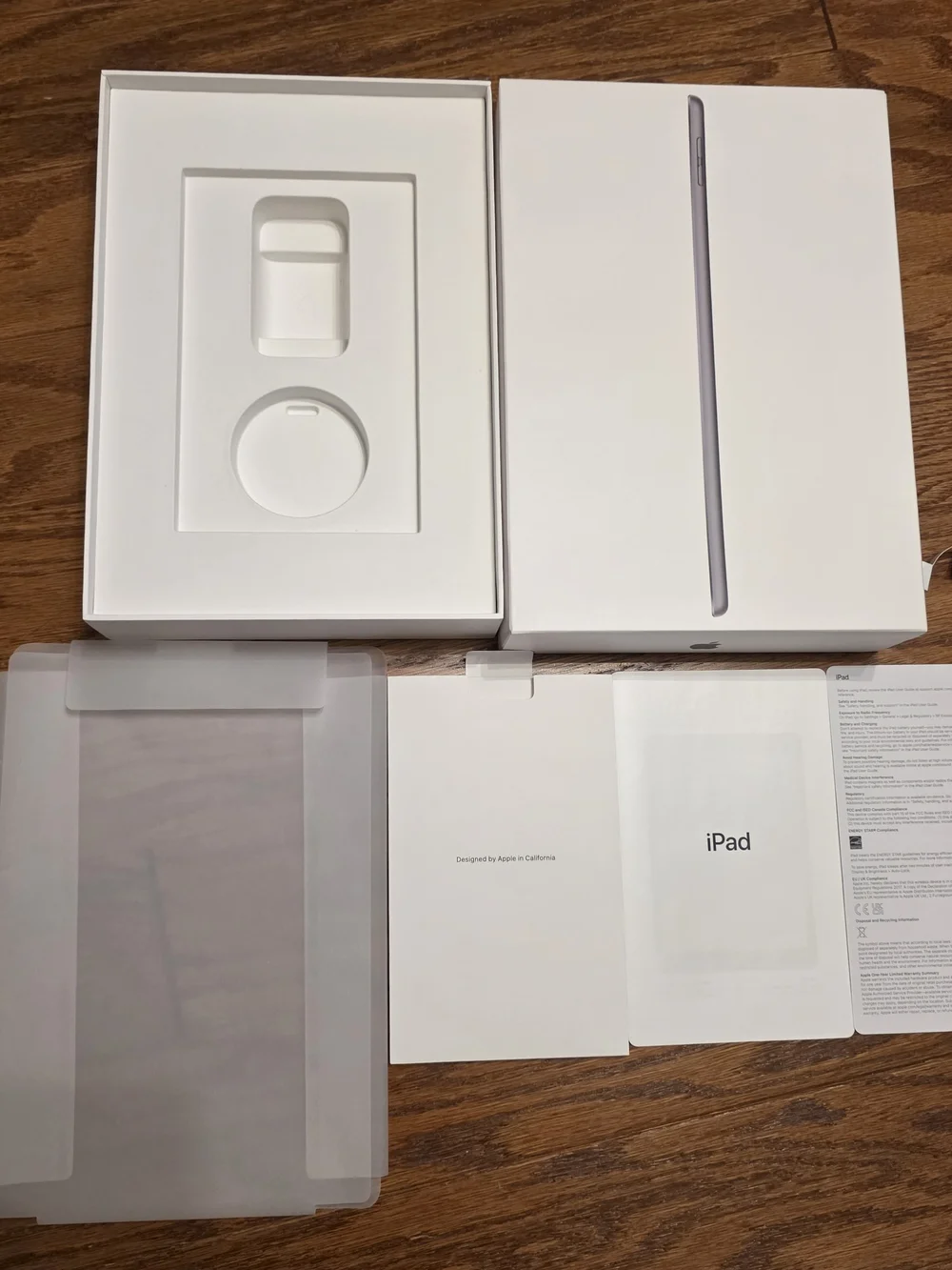 Apple iPad 9th Generation 64GB Wi-Fi Original Empty Box & Packaging Only
